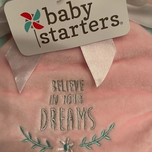 Baby starters NWT adorable baby blanket with a unicorn softee! - Picture 3 of 11